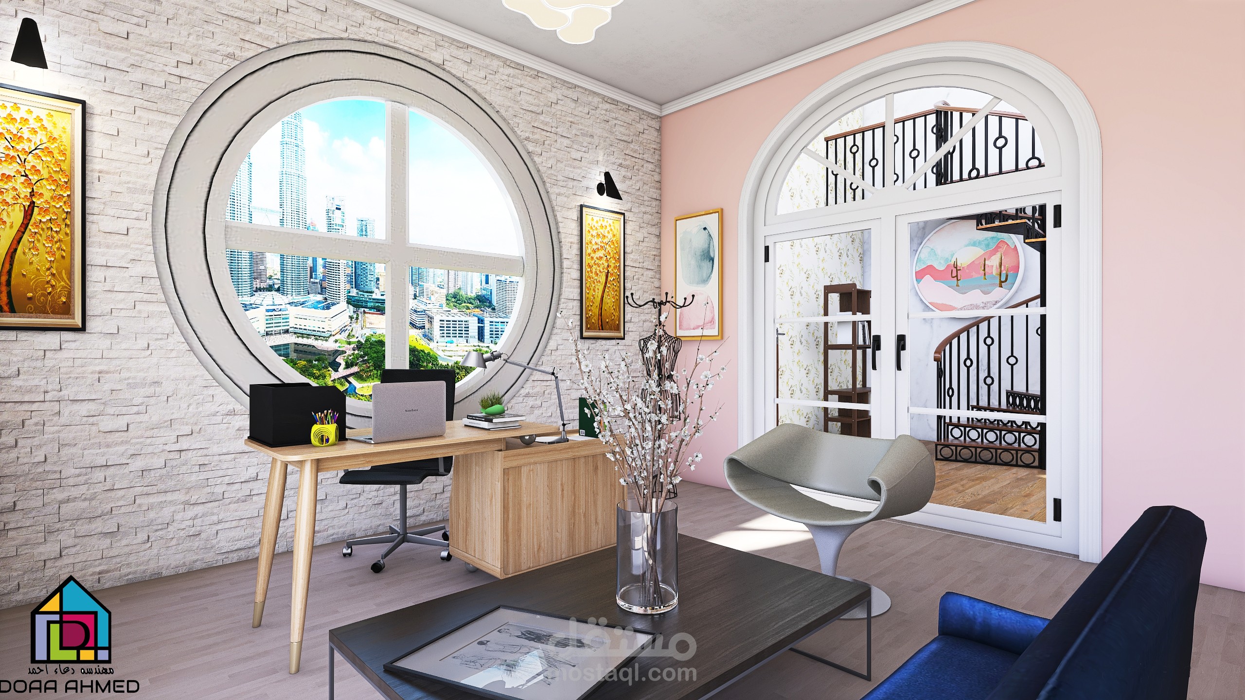 تصميم داخلي لمكتب