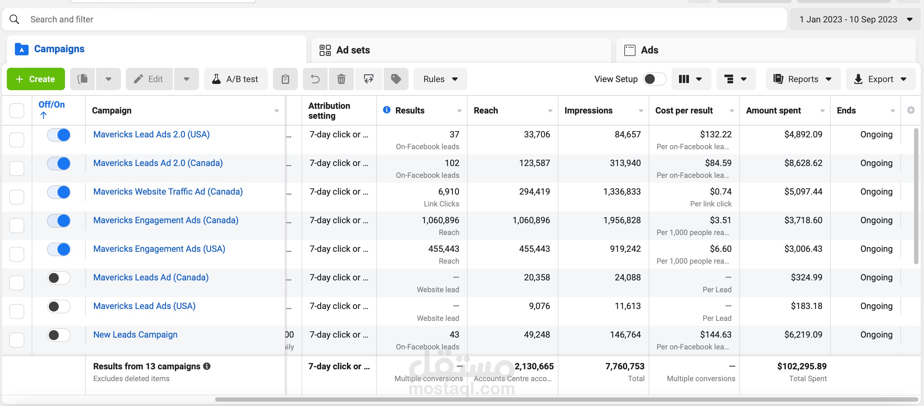 facebock and instagram ads