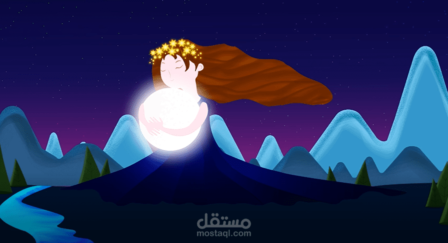 فتاة القمر