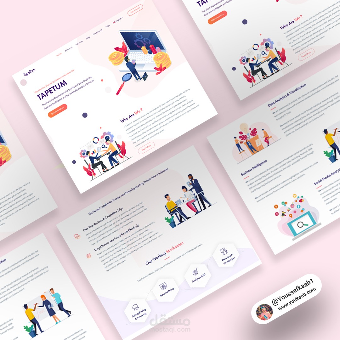 موقع شركة تحليل بيانات سعودية "النسخة الإنجليزية"