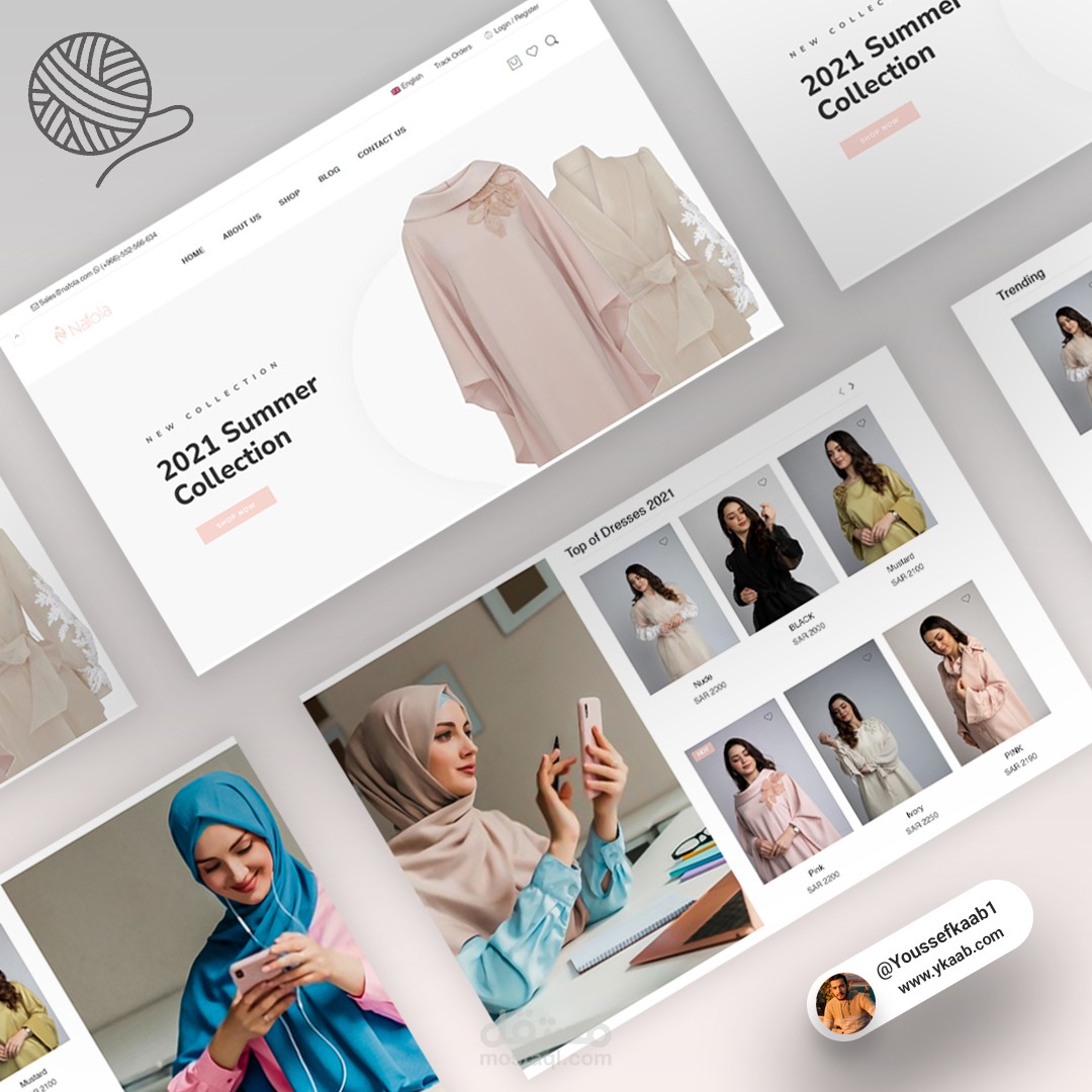 متجر نافولا الإلكتروني السعودي باللغتين العربية والإنجليزية