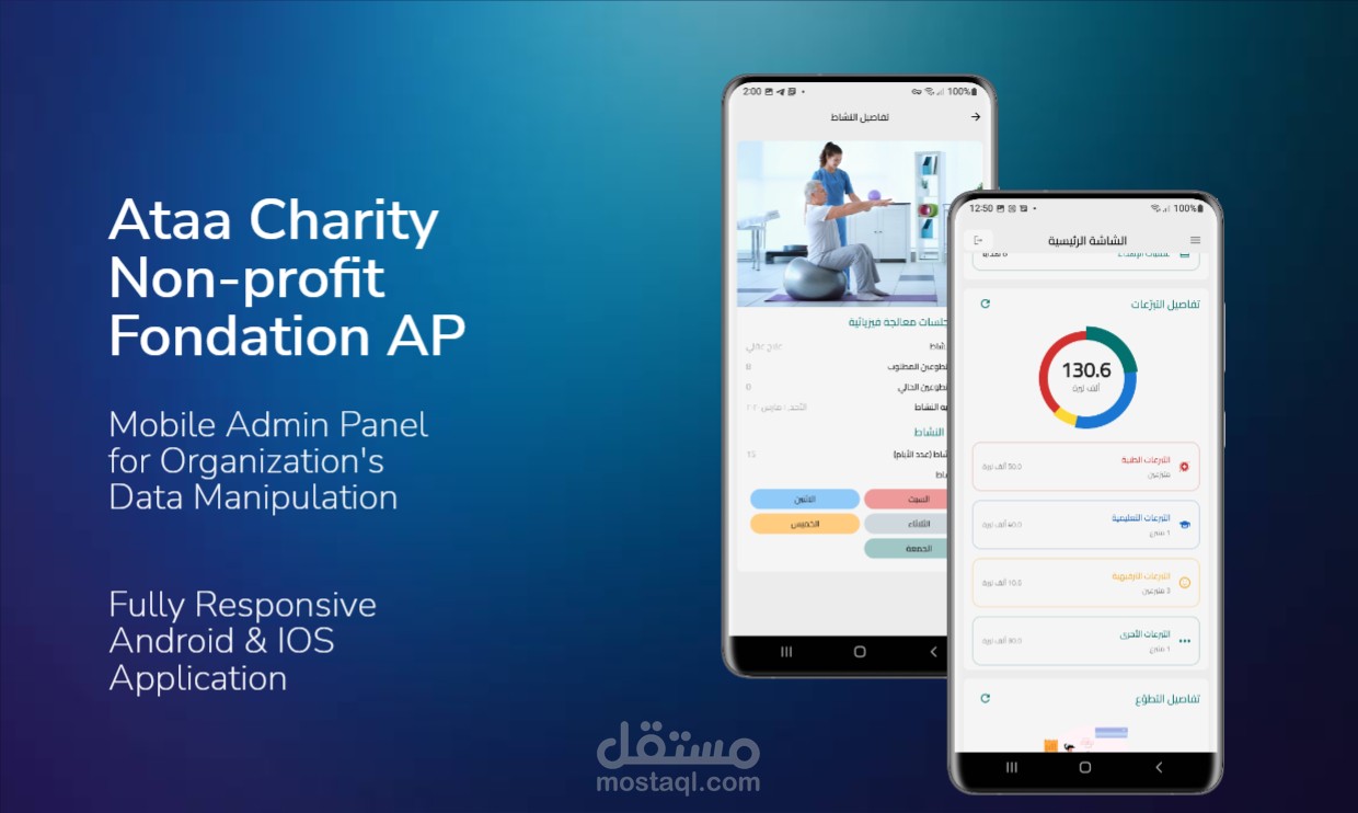 تطبيق إدارة جمعية خيريّة متكامل