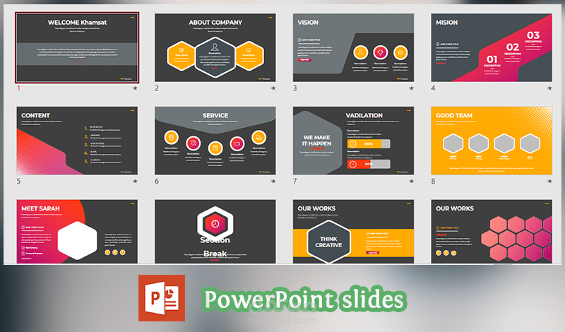 تصميم وإنشاء عروض تقديمية powerpoint
