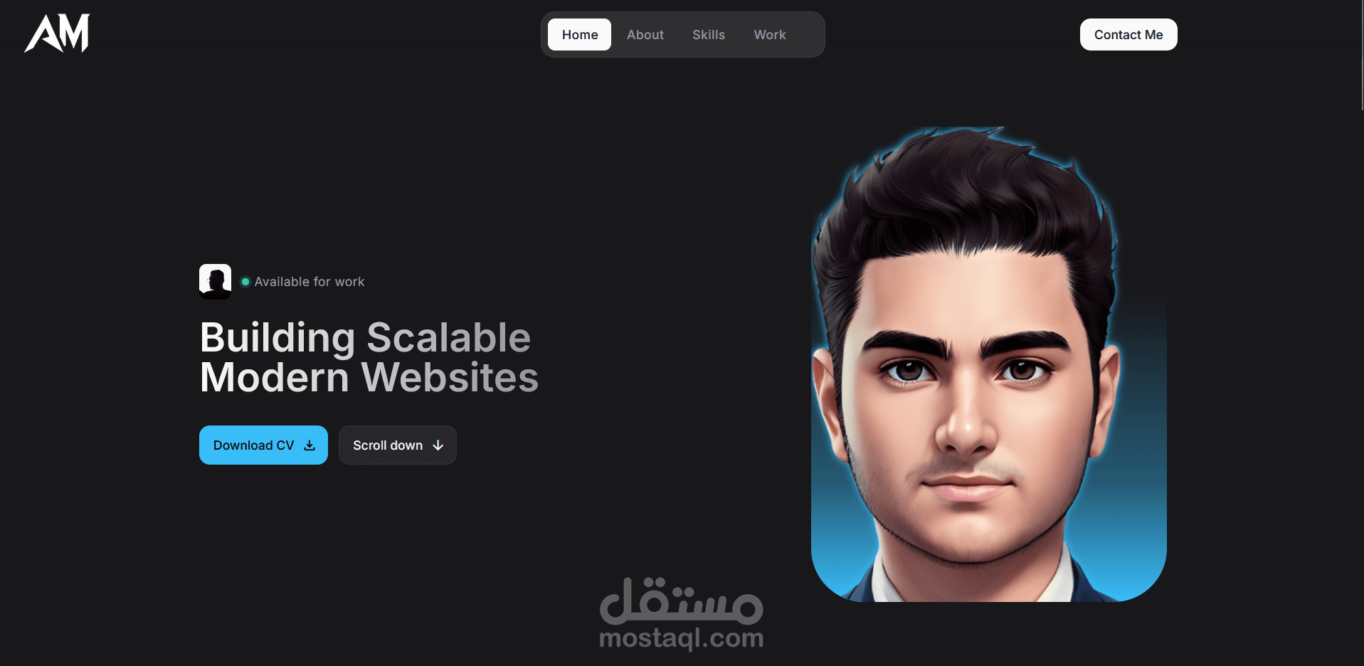 موقعي الشخصي ومعرض اعمالي الجديد