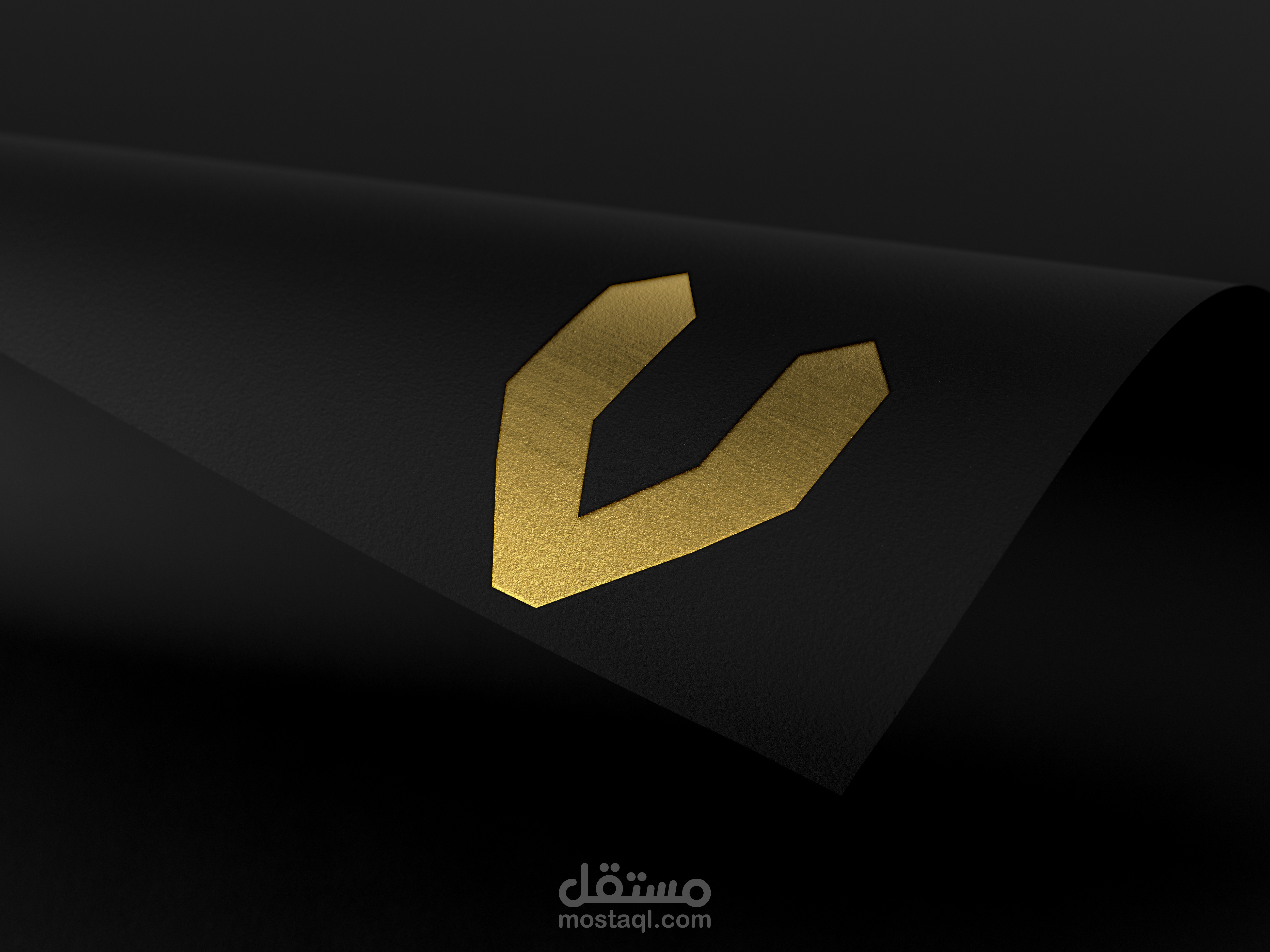 v logo design