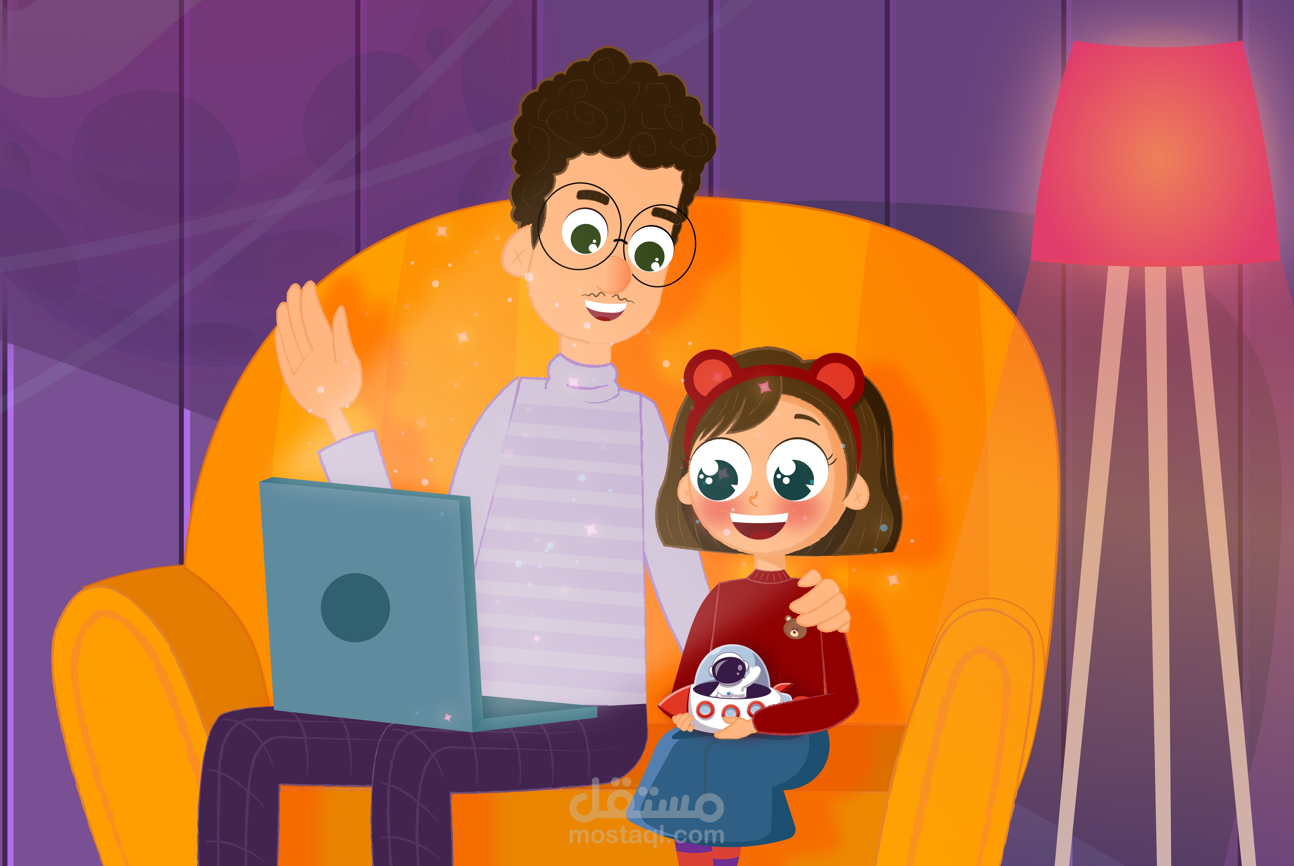 رسم قصص أطفال