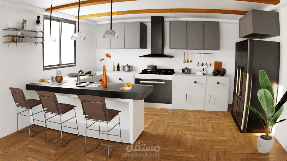 تصميم داخلي 3D - Kitchen