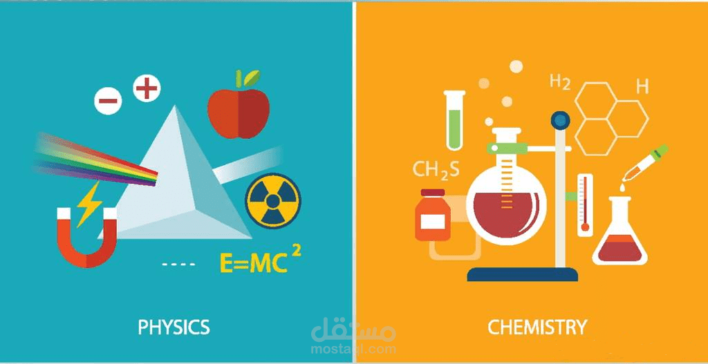 تدريس  مواد الفيزياء والكيمياء