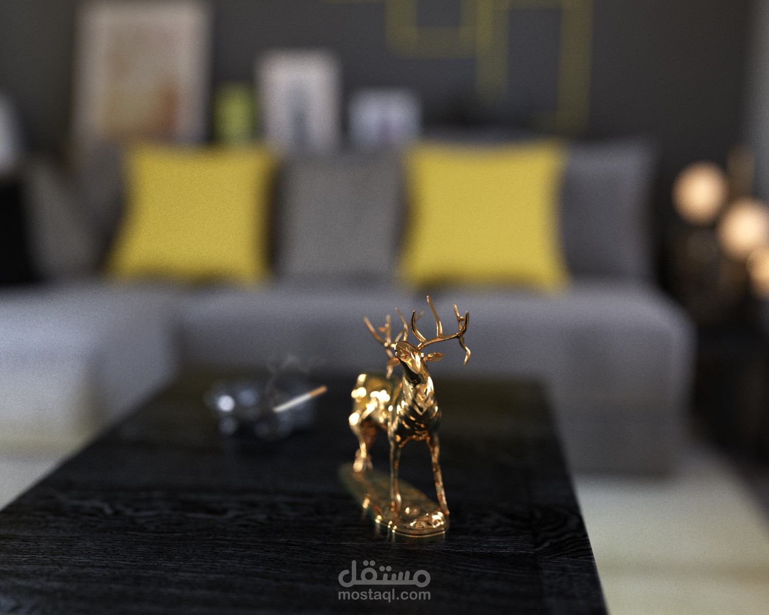 تصميم داخلى لغرفة معيشة