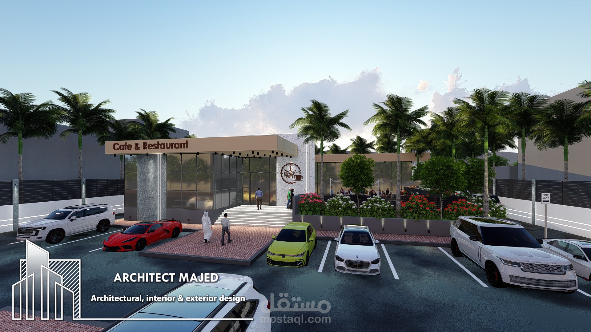 تصميم مطعم & كافيه