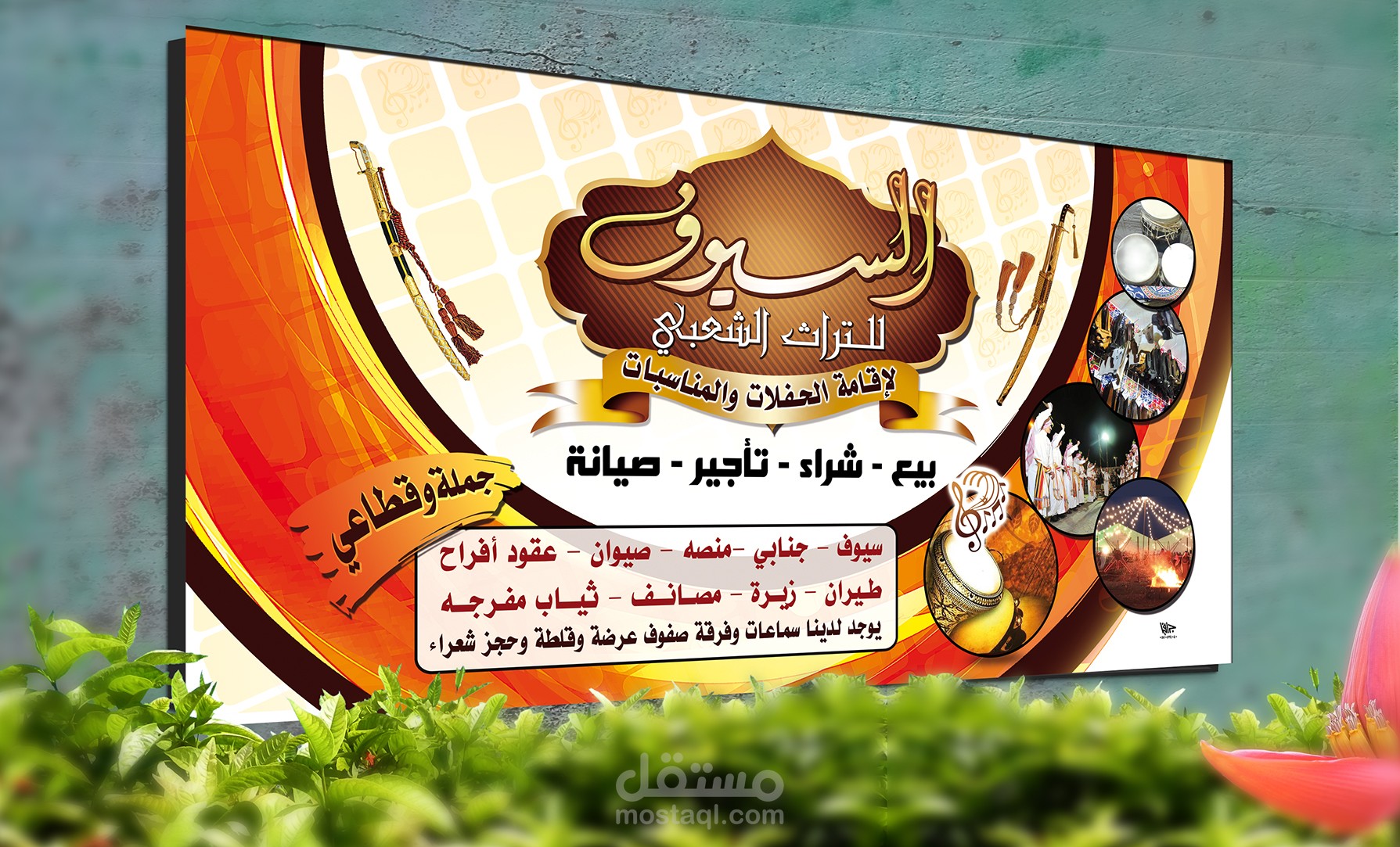 لوحة دعائية