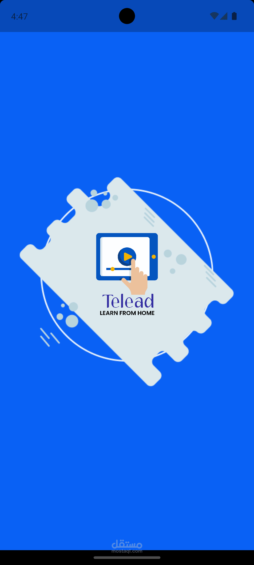 تصميم واجهة تطبيق E-Learning احترافي (Telead) باستخدام Flutter و UI/UX حديث