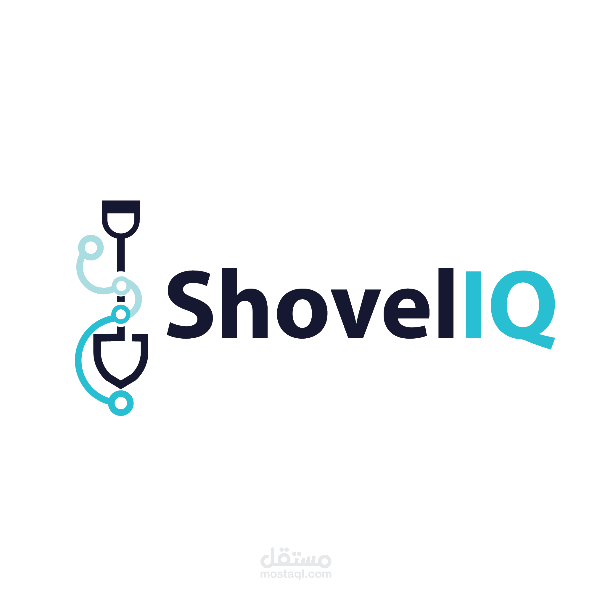 تصميم شعار Shovel IQ
