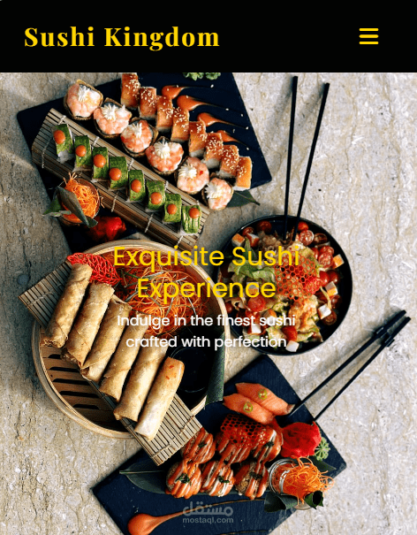 Sushi Kingdom Website