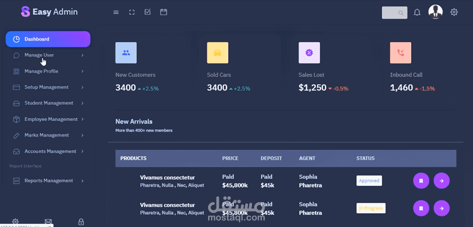 نظام إدارة المدارس || School Management System