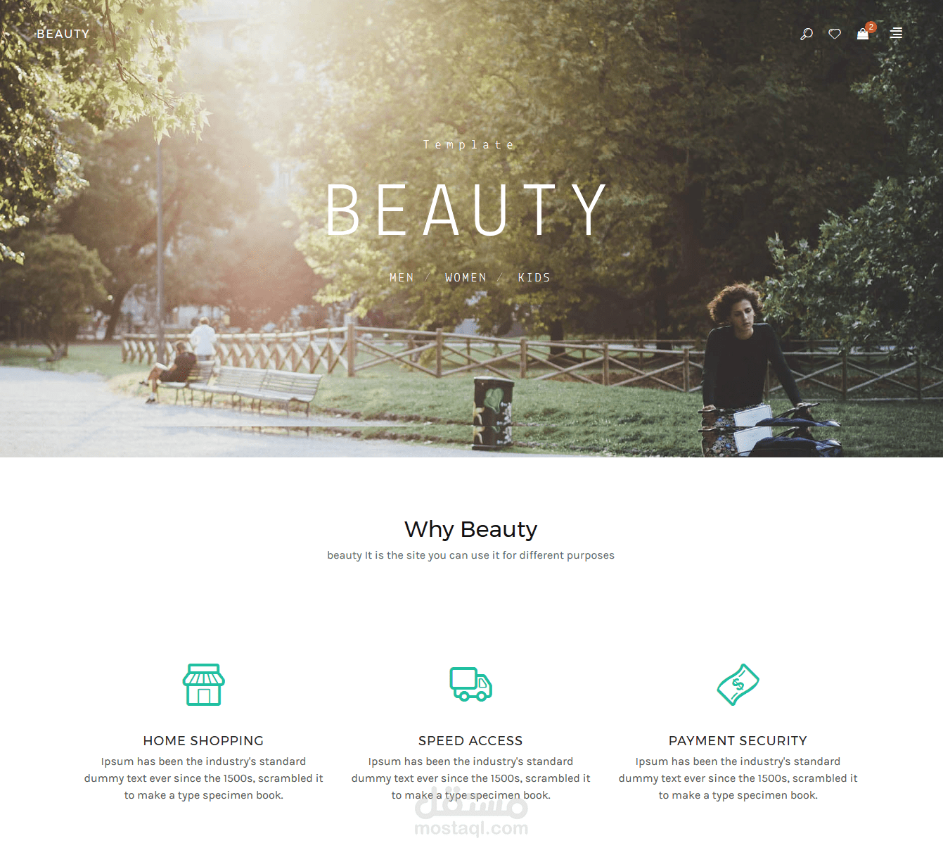 Template Beauty shop