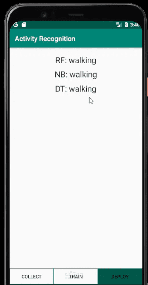 Activity Recognition App
