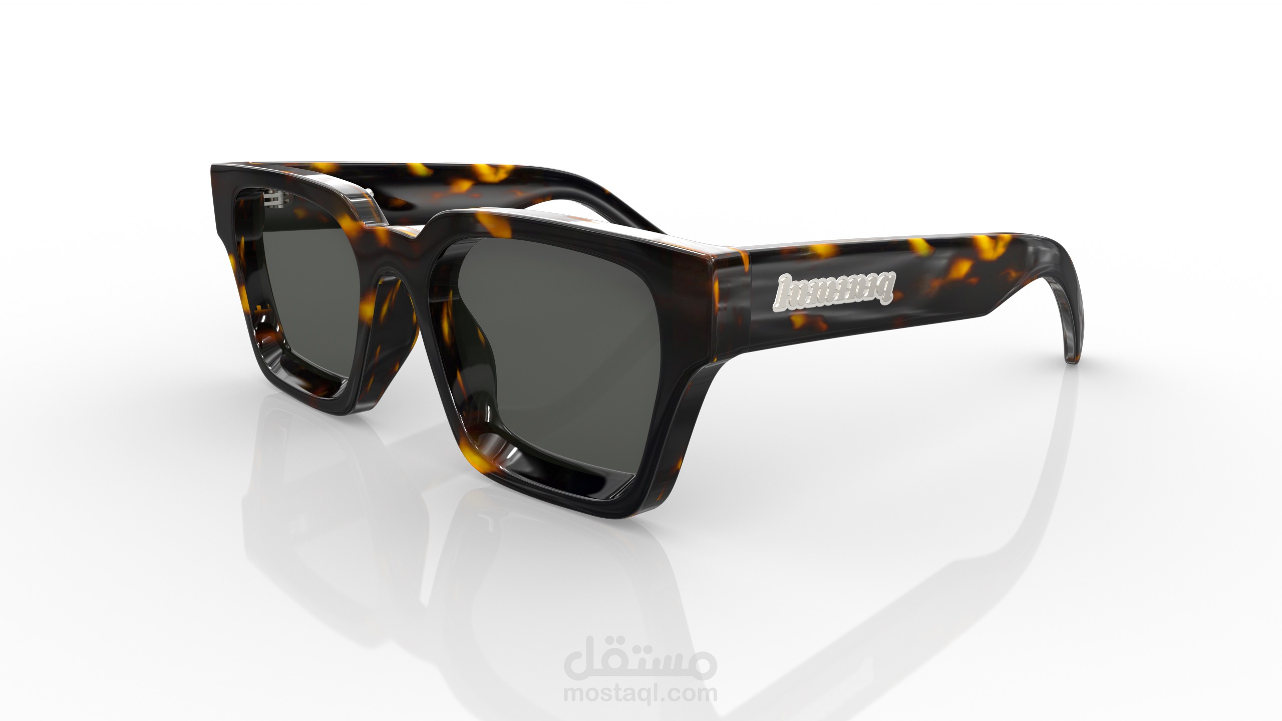 3D modeling, 3D Rendering of custom sunglasses. Custom work for one of my clients
