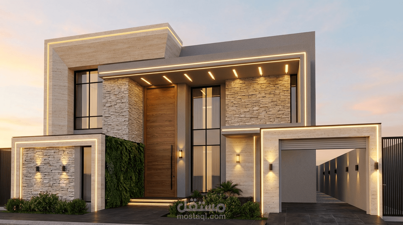 تصميم فيلا مودرن