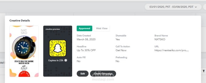 حملة إعلانية ناجحة على السناب شات