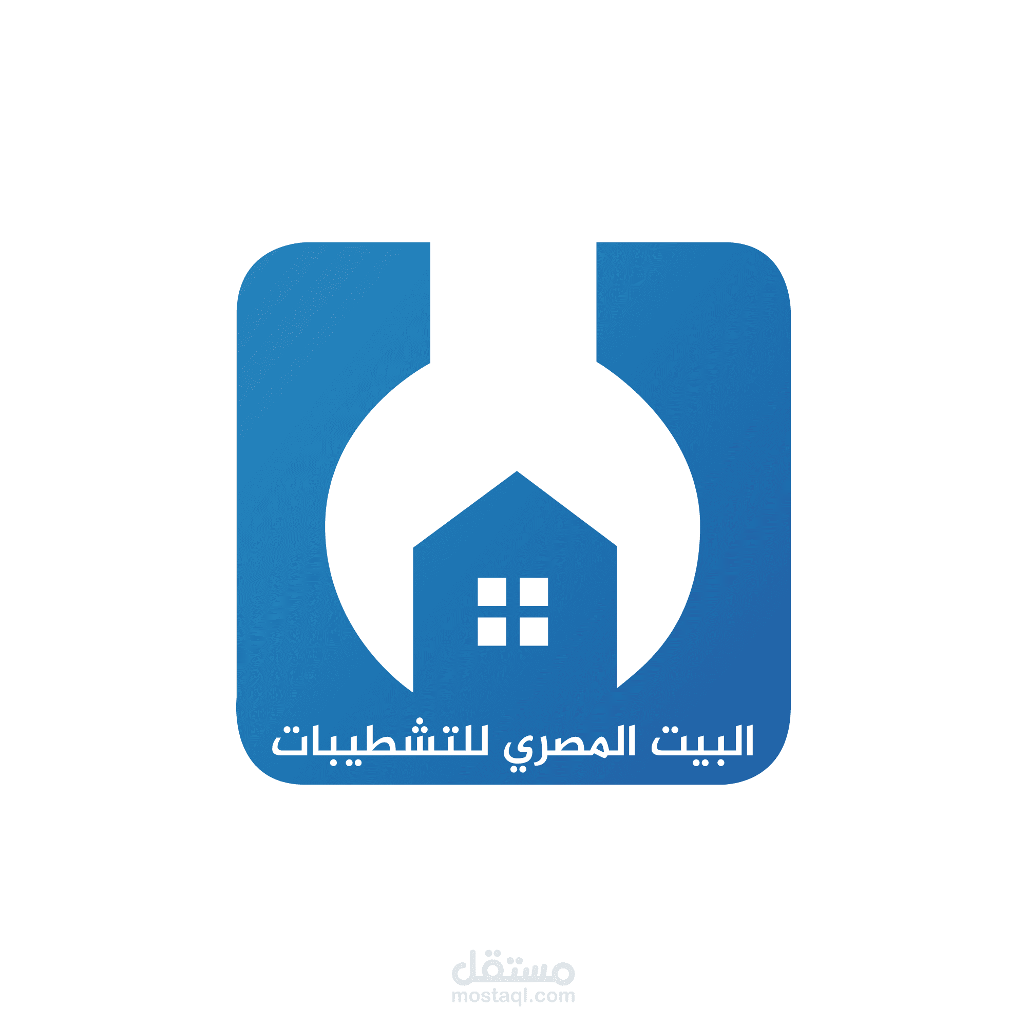 عمل لوجو وبوستات سوشيال ميديا لشركة مقاولات