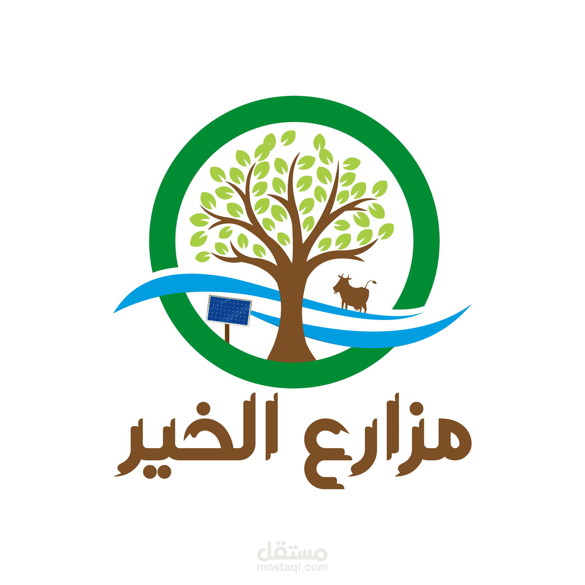 لوجو مزارع الخير