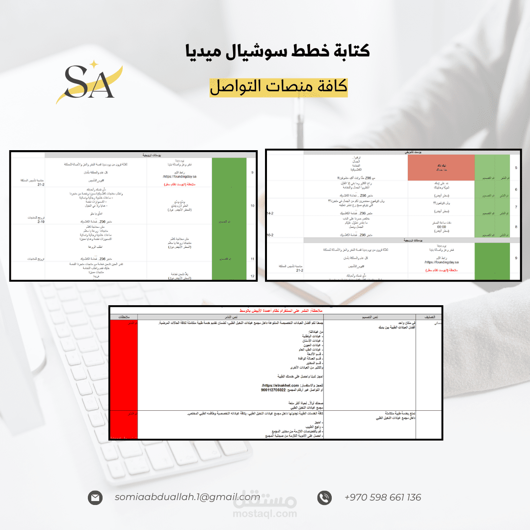 كتابة خطط السوشيال ميديا
