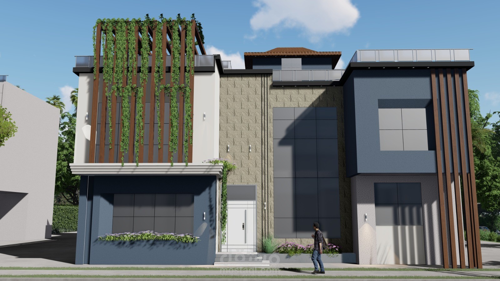 تصميم واجهة مودرن