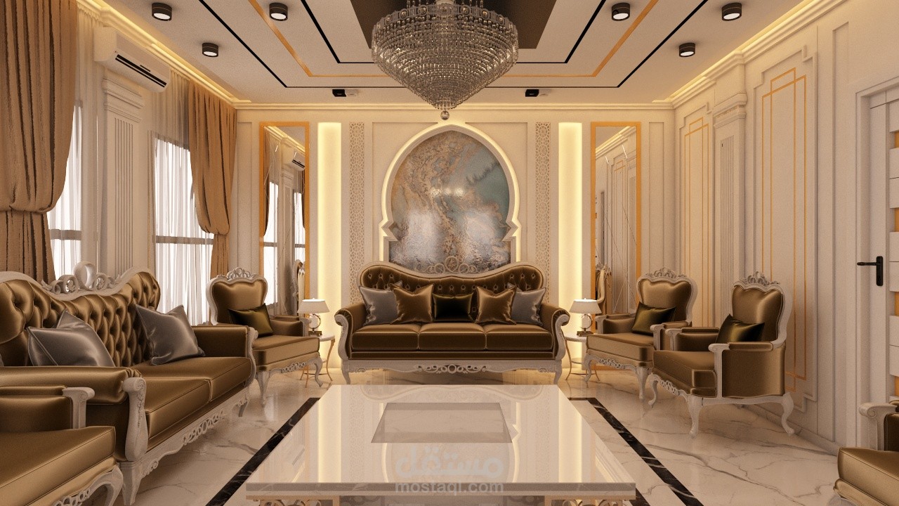 تصميم مجلس  رجال