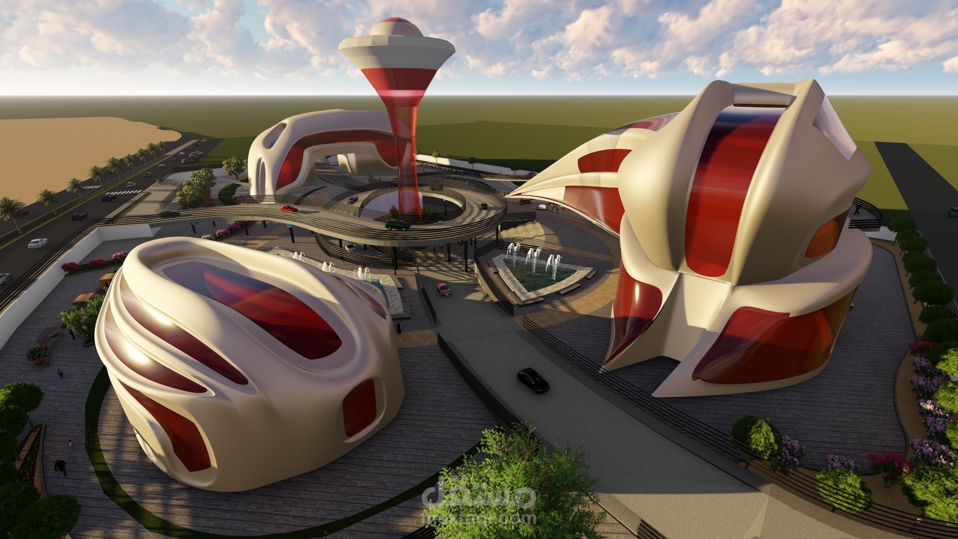 تصميم مدينة سياحية