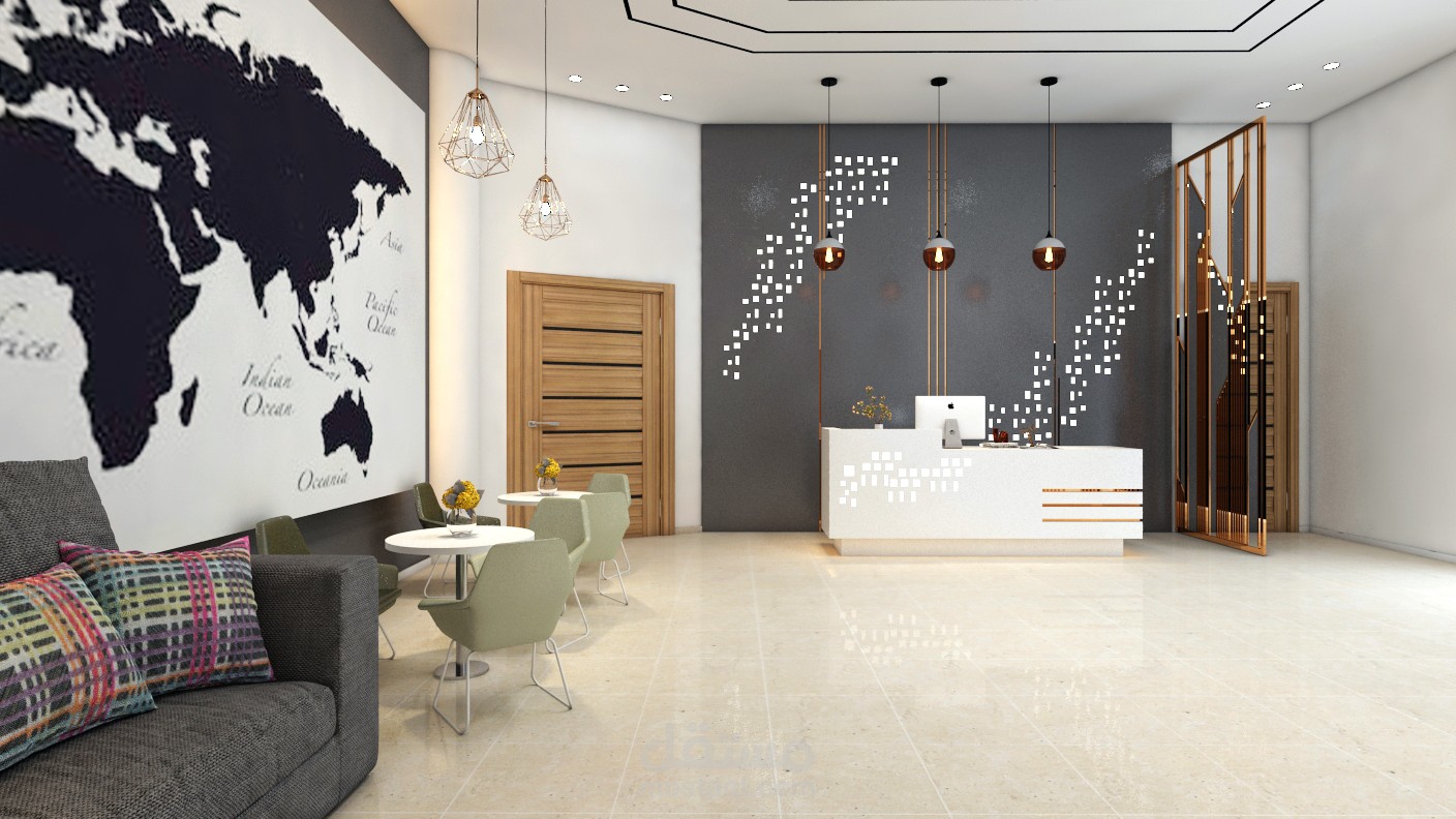 تصميم منطقة استقبال