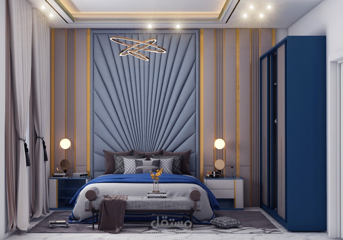 تصميم غرفة نوم بجودة عالية