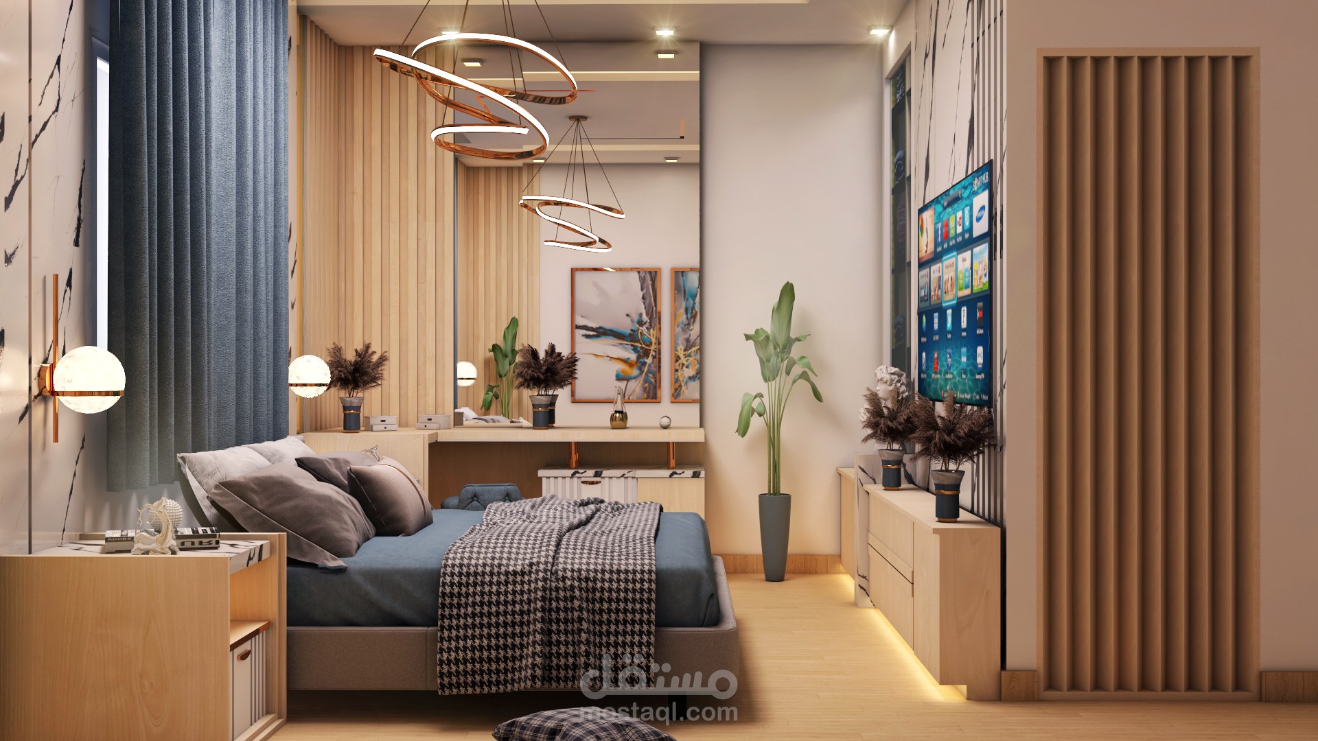 تصميم غرفة نوم مودرن