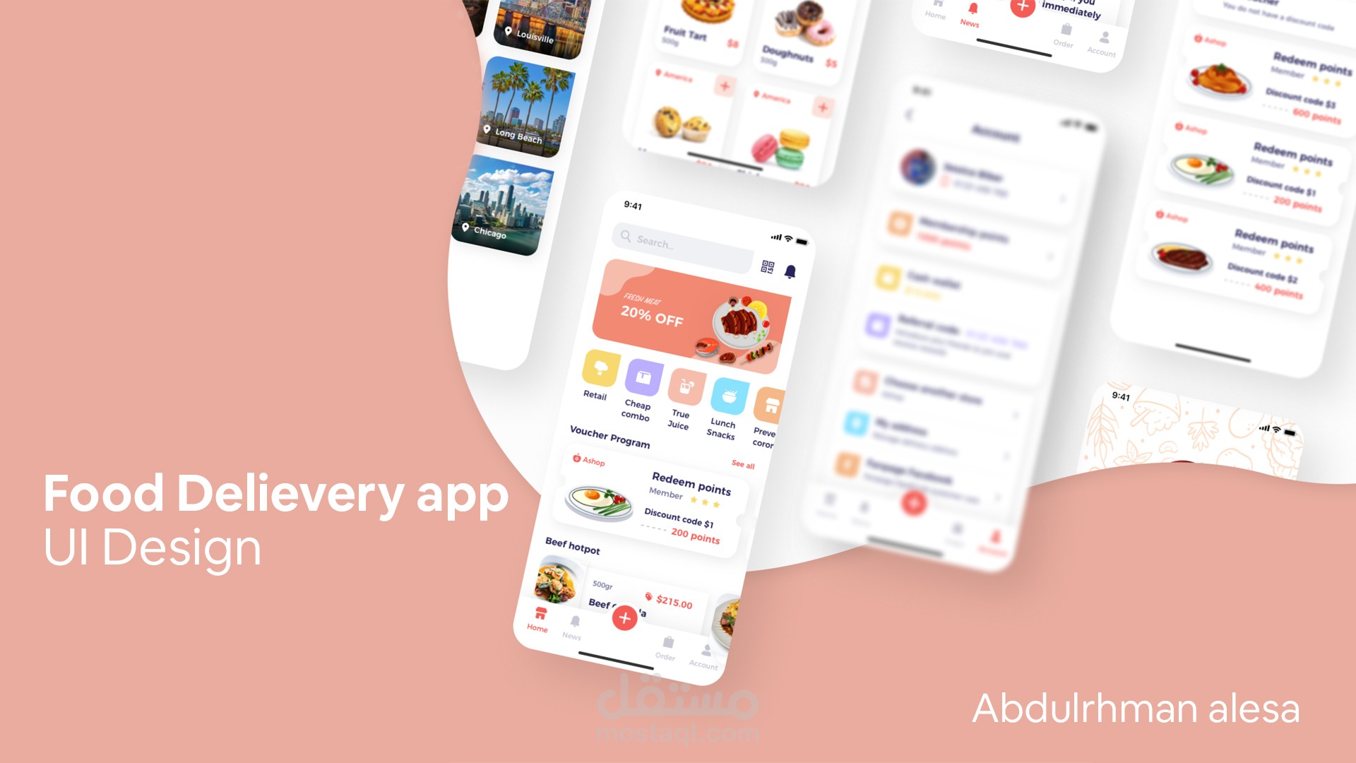 Food Delivery ui design