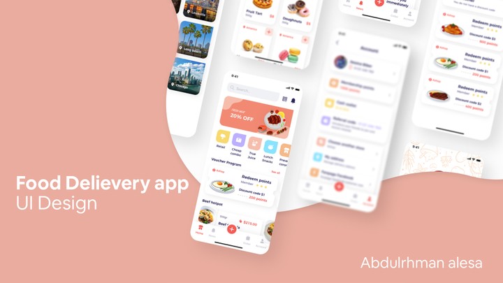 Food Delivery ui design