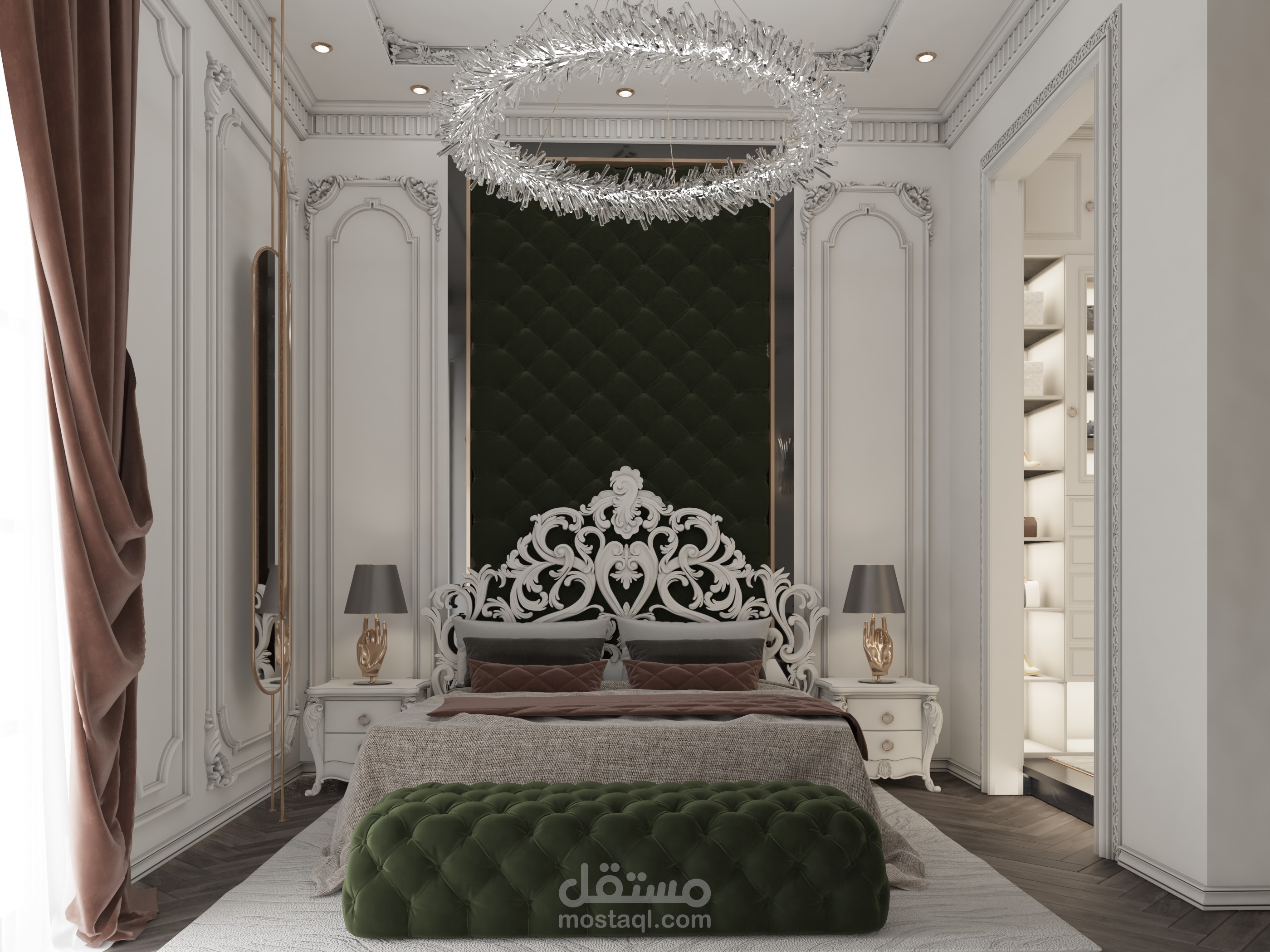 Classic master bedroom