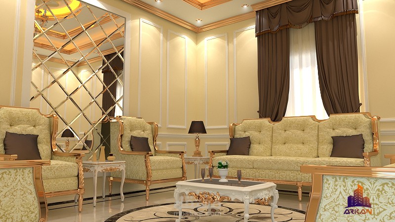 تصميم مجلس رجال كلاسيكي بسيط