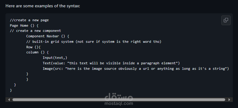 WebFluent لغة برمجة لانشاء المواقع الاكترونية بسرعة وشكل جميل