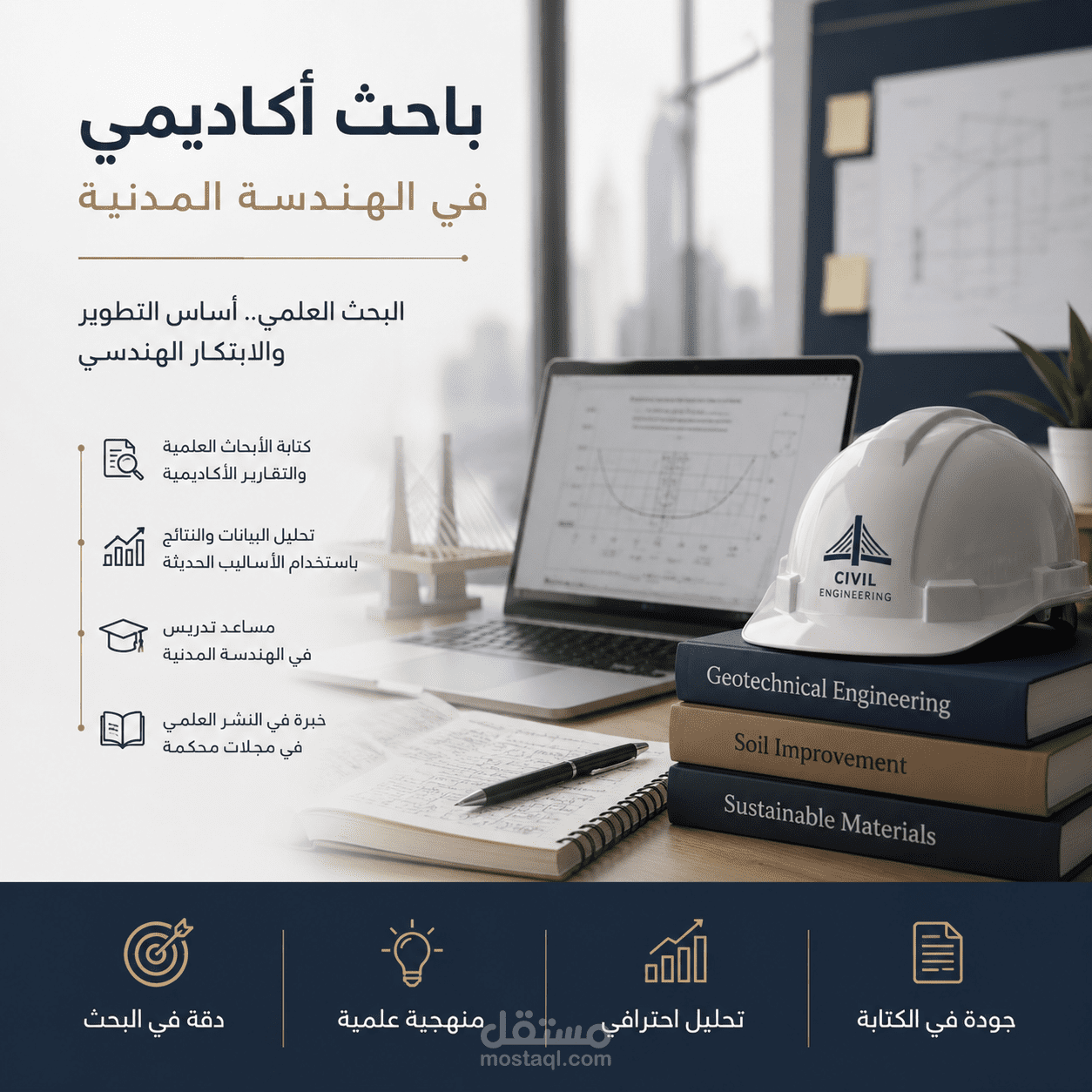 باحث أكاديمي ومساعد تدريس | كتابة الأبحاث والرسائل العلمية