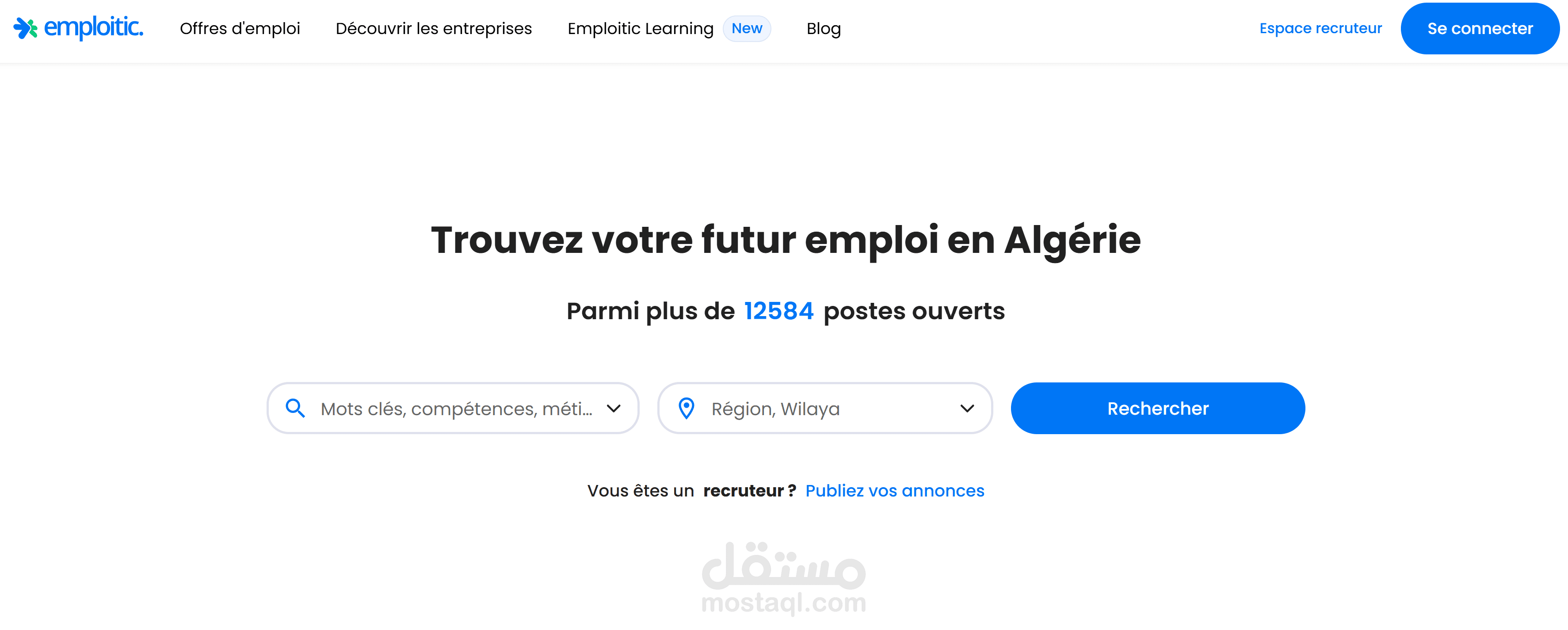 إدارة تطوير منصة توظيف إلكترونية شاملة