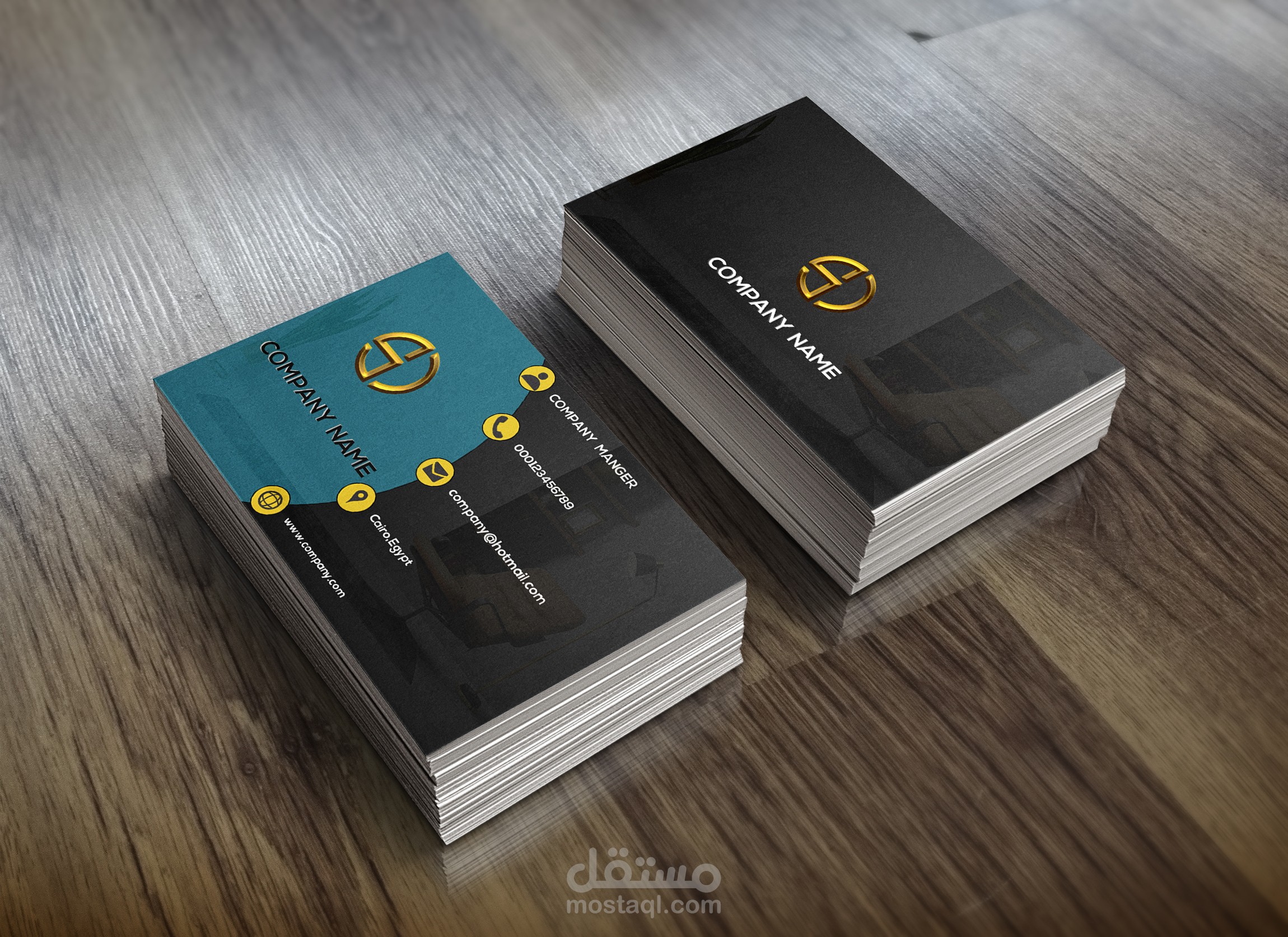 تصميم كروت اعمال