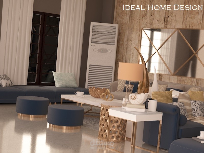 تصميم أستقبال مودرن