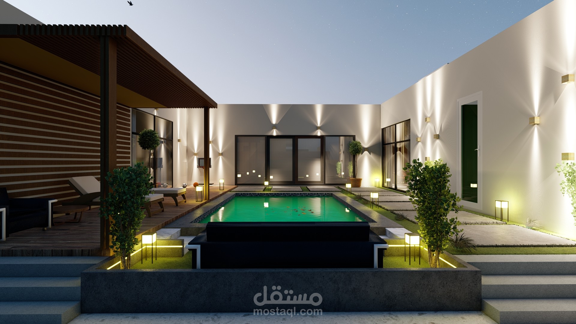 تصميم جلسة خارجية