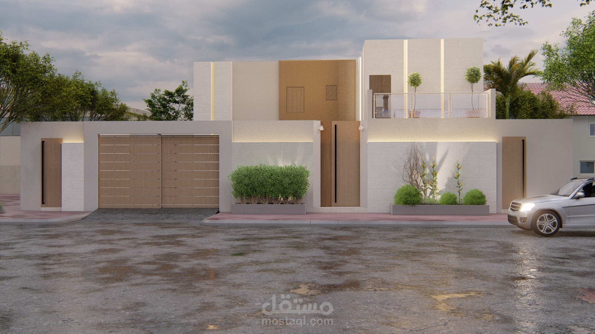 تصميم واجهات فيلا
