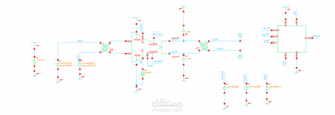 Fully-Differential Folded Cascode OTA