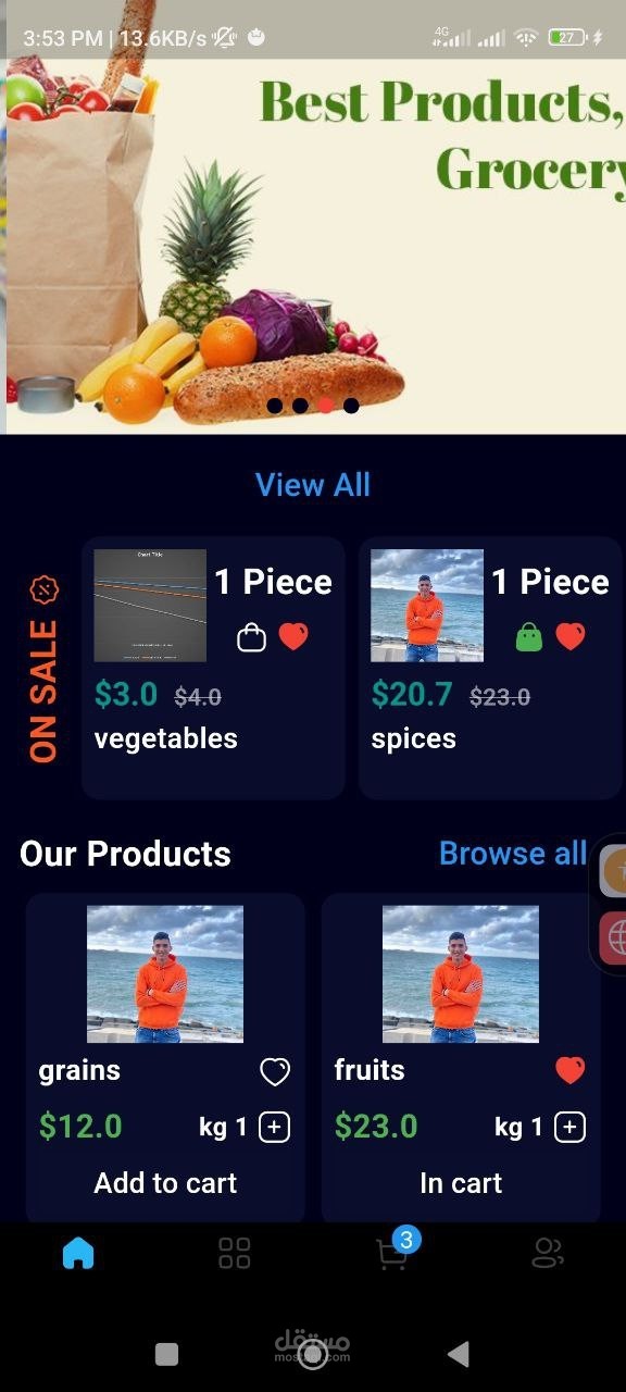 Grocery App & Admin Panel