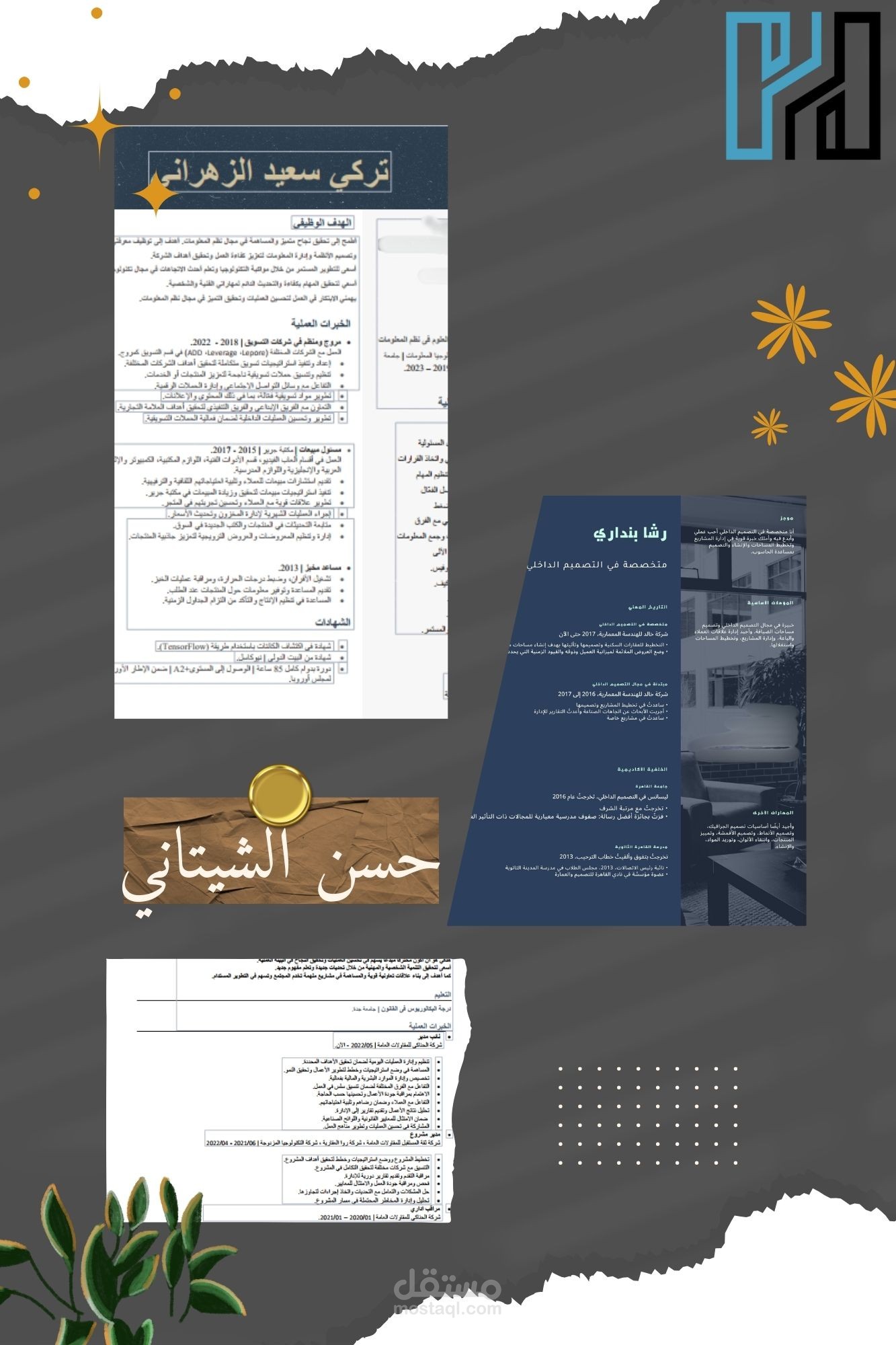 تصميم سيرة ذاتية احترافية