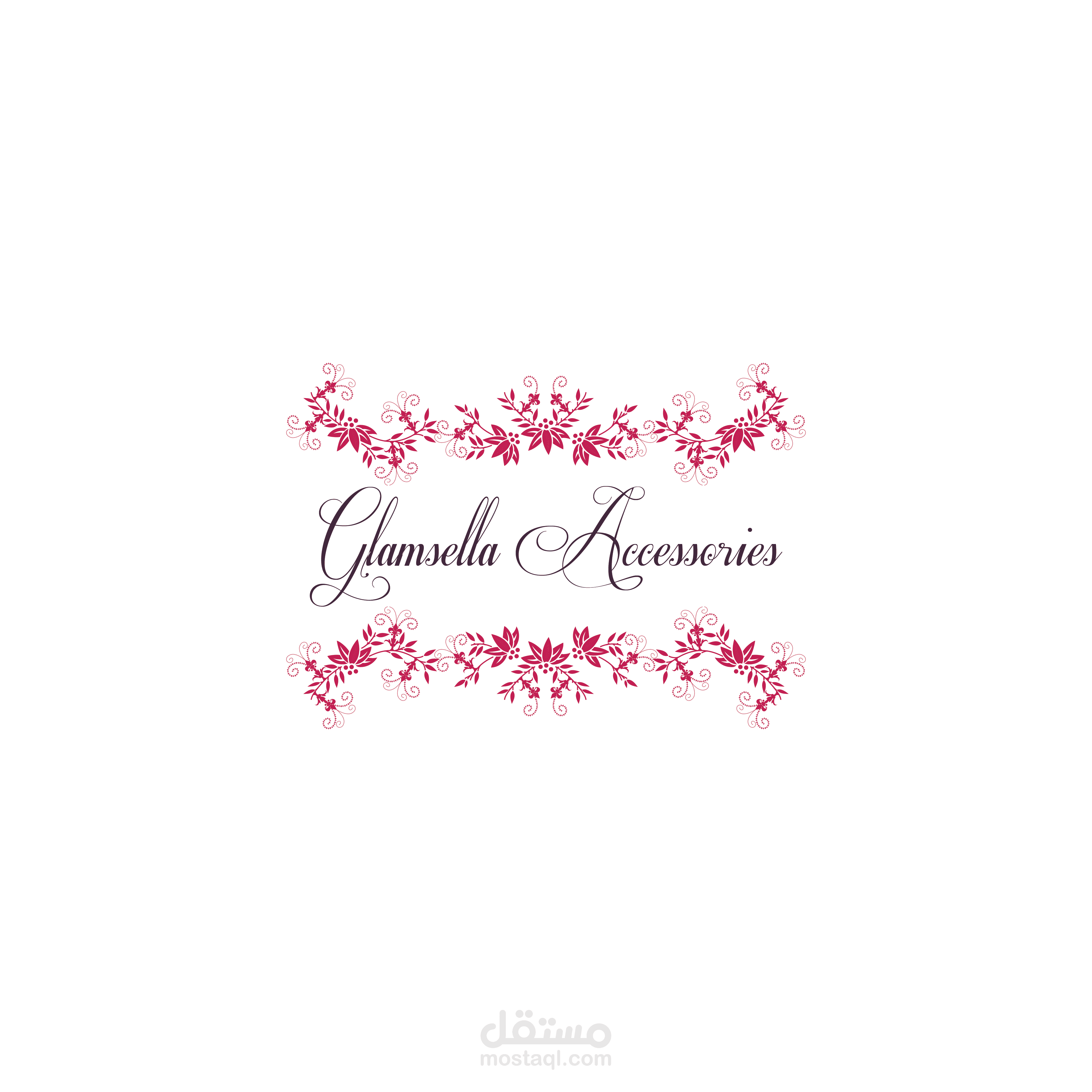 glamsella accessories logo design