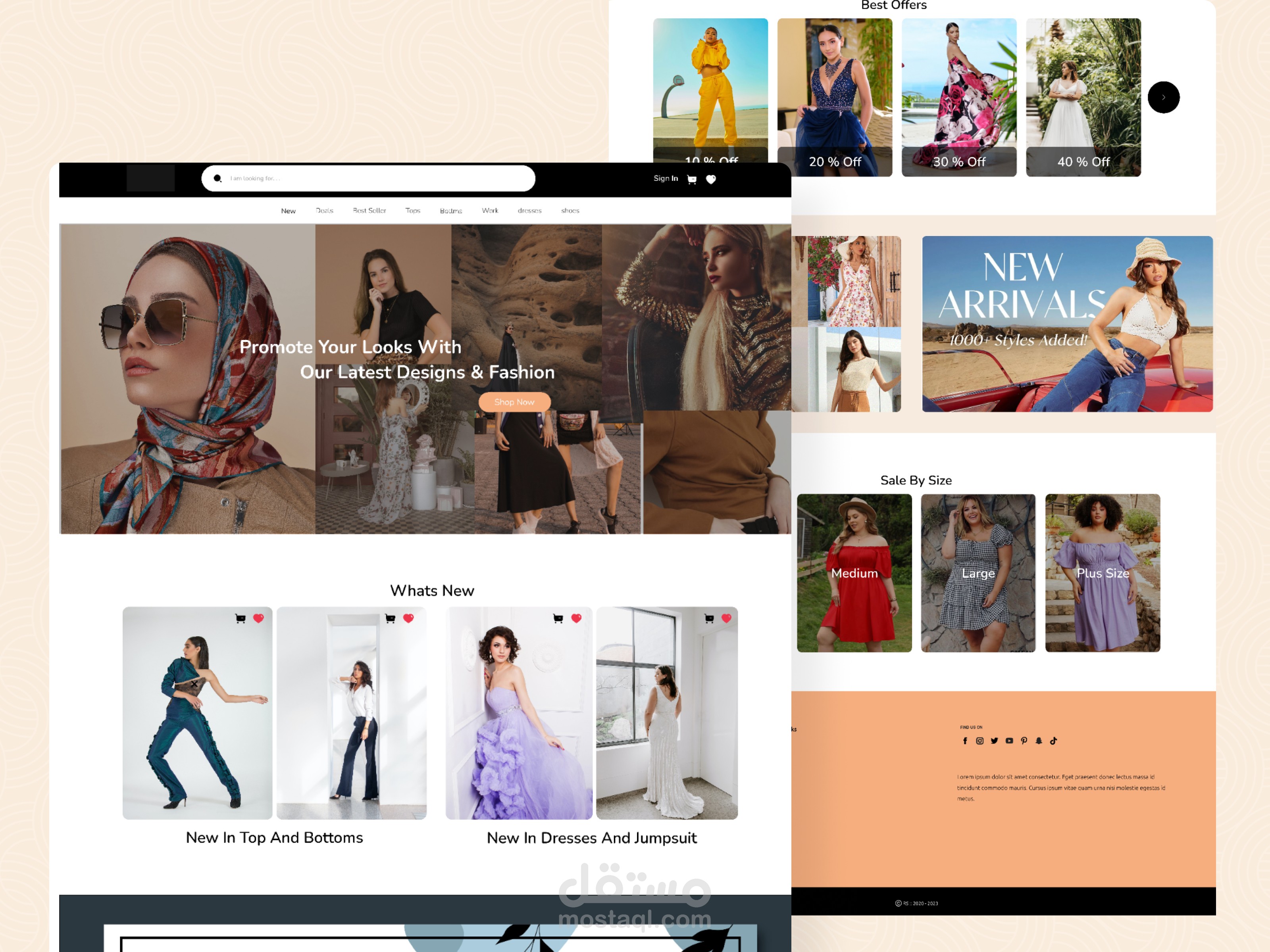 Ecommerce Web Responsive Landing Page
