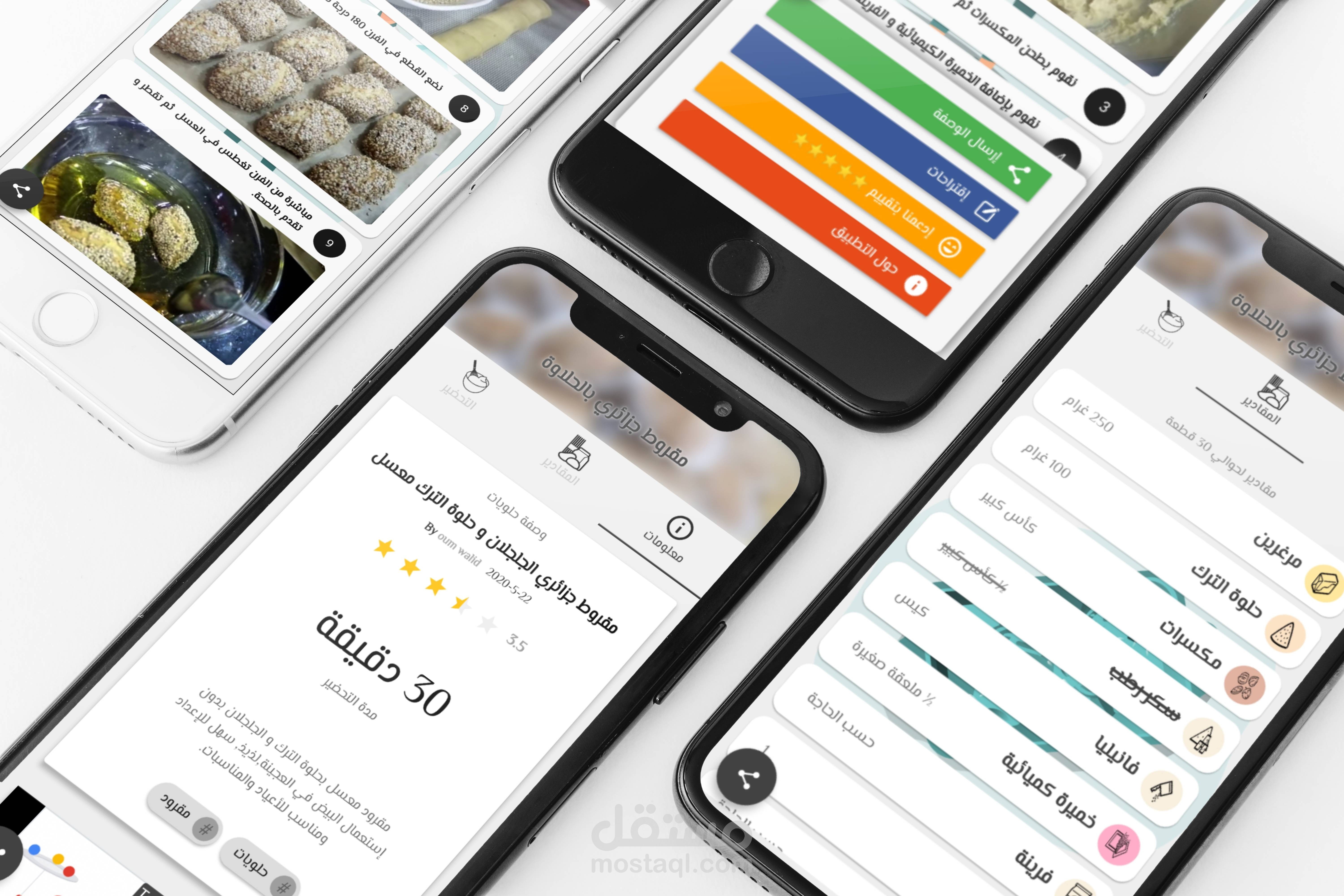 تطبيق من أجل عرض وصفة طبخ